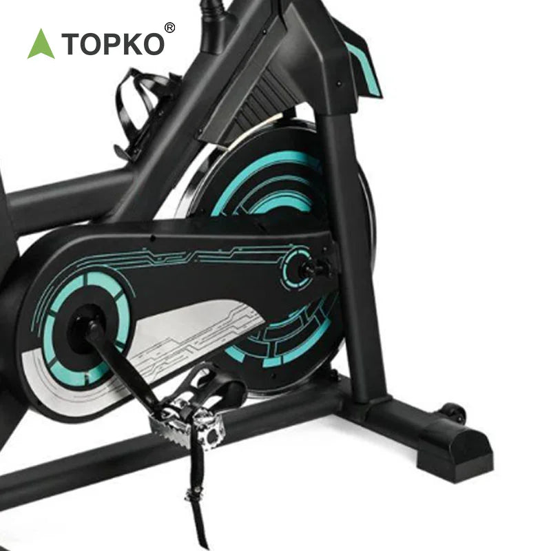 TOPKO US Warehouse Professional Workout Spin Bike Home Fitness Spinning Bike