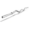 KWO Free Weights Gym Equipment Powerlifting Pull-up Super Curved Lifting Fitness Ez Curl Barbell Bar Steel Unisex Universal