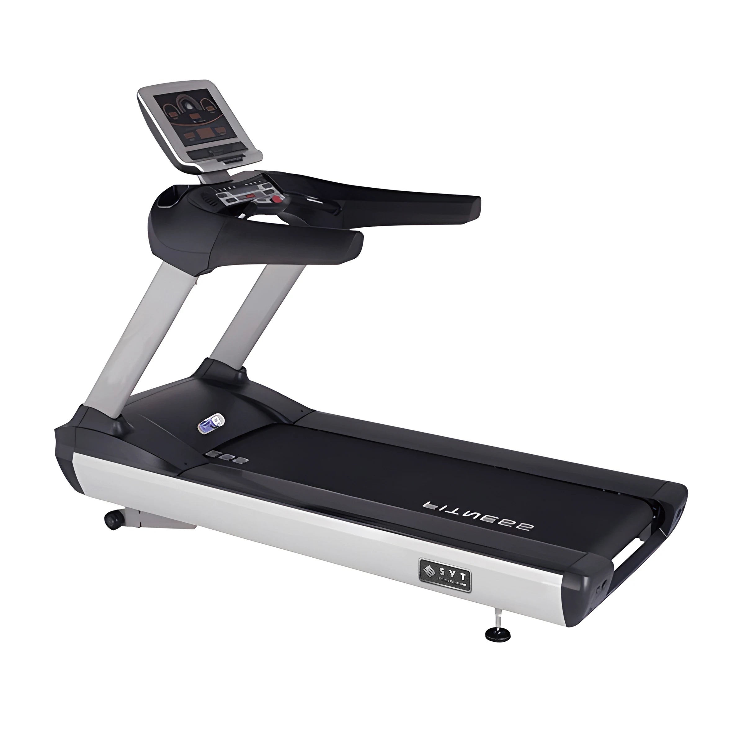 T10 Unisex Commercial Fitness Gym Treadmill Electric Cardio LED Screen Time Machine Running Handheld Time Machine Unisex