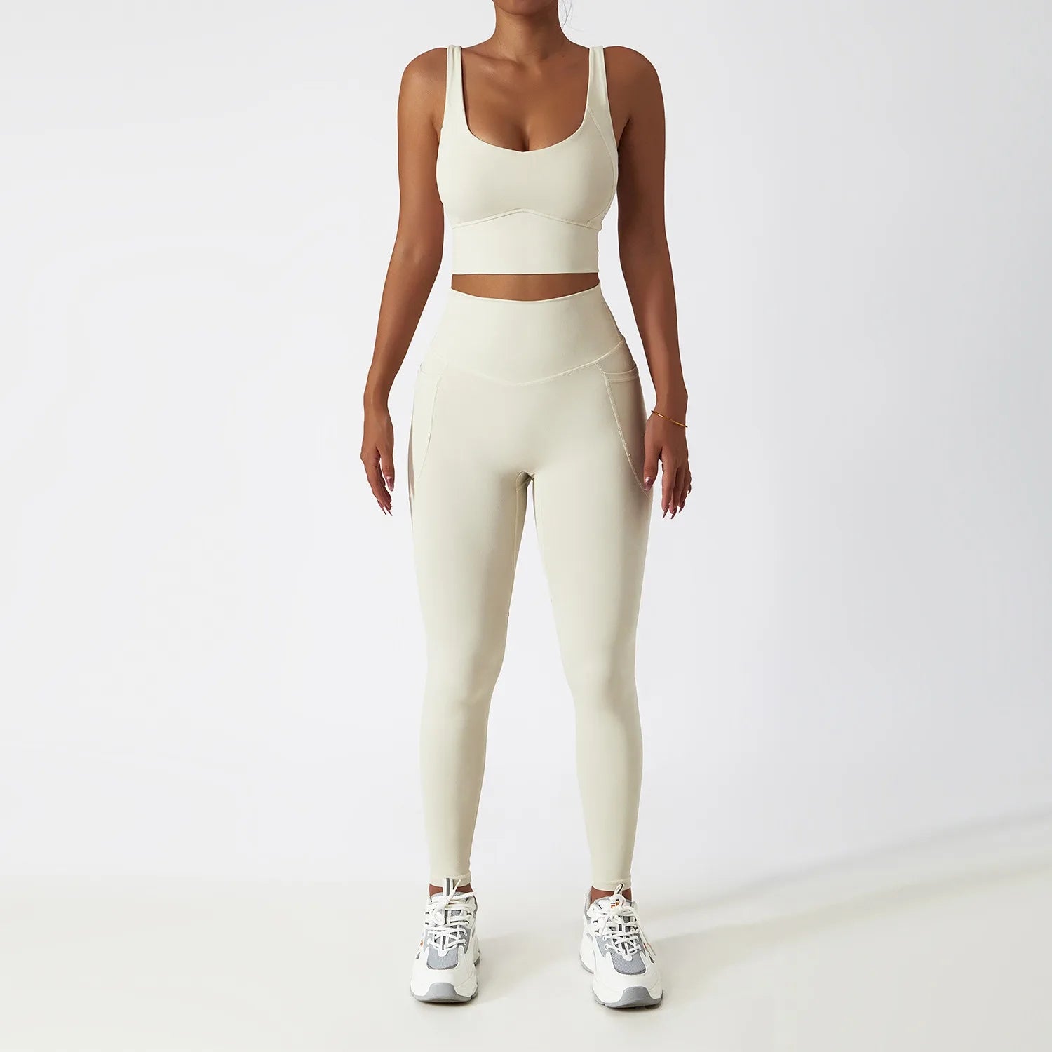 Custom logo Hot Sale 2 Piece Gym One Shoulder Sports Bra Shorts Leggings Yoga Pants Set Yoga Sets Fitness Women