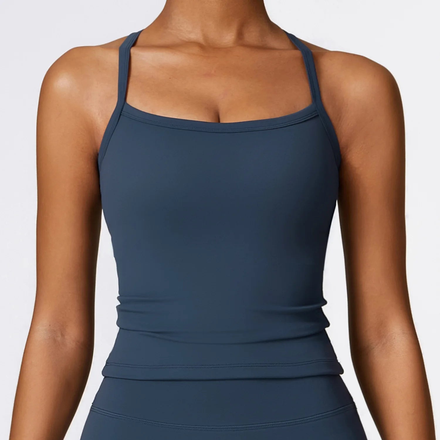 New Women Gym Exercise Athletic Yoga Tops Sleeveless Activewear Singlet Workout Tank Tops Beauty Back Sports Shirts Running Vest