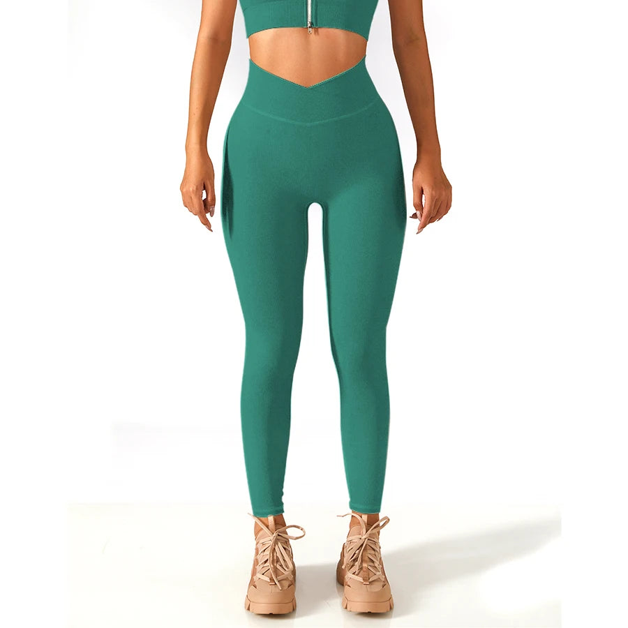 Zipper up Sports Bra Shorts Leggings Ribbed Yoga Set 4 Pieces Gym Fitness Workout Clothing Women Active Wear Sets