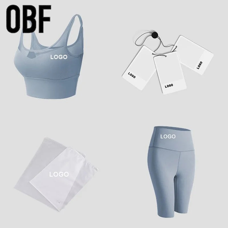 Wholesale Gym Set Woman Yoga Cross Back Crop Top Push up Halter Workout Sports Bra