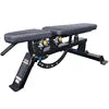 Commercial Foldable Flat Dumbbell Adjustable Benches Home Gym Training Bench with Comfortable Steel Seat Modern Back Extension