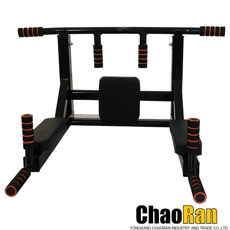 CR8622-1 Power Tower Gym Equipment Wall Mounted Dip Stands Bar Station 100pcs Home Indoor Workout 77*47*10.5cm Size Made Steel