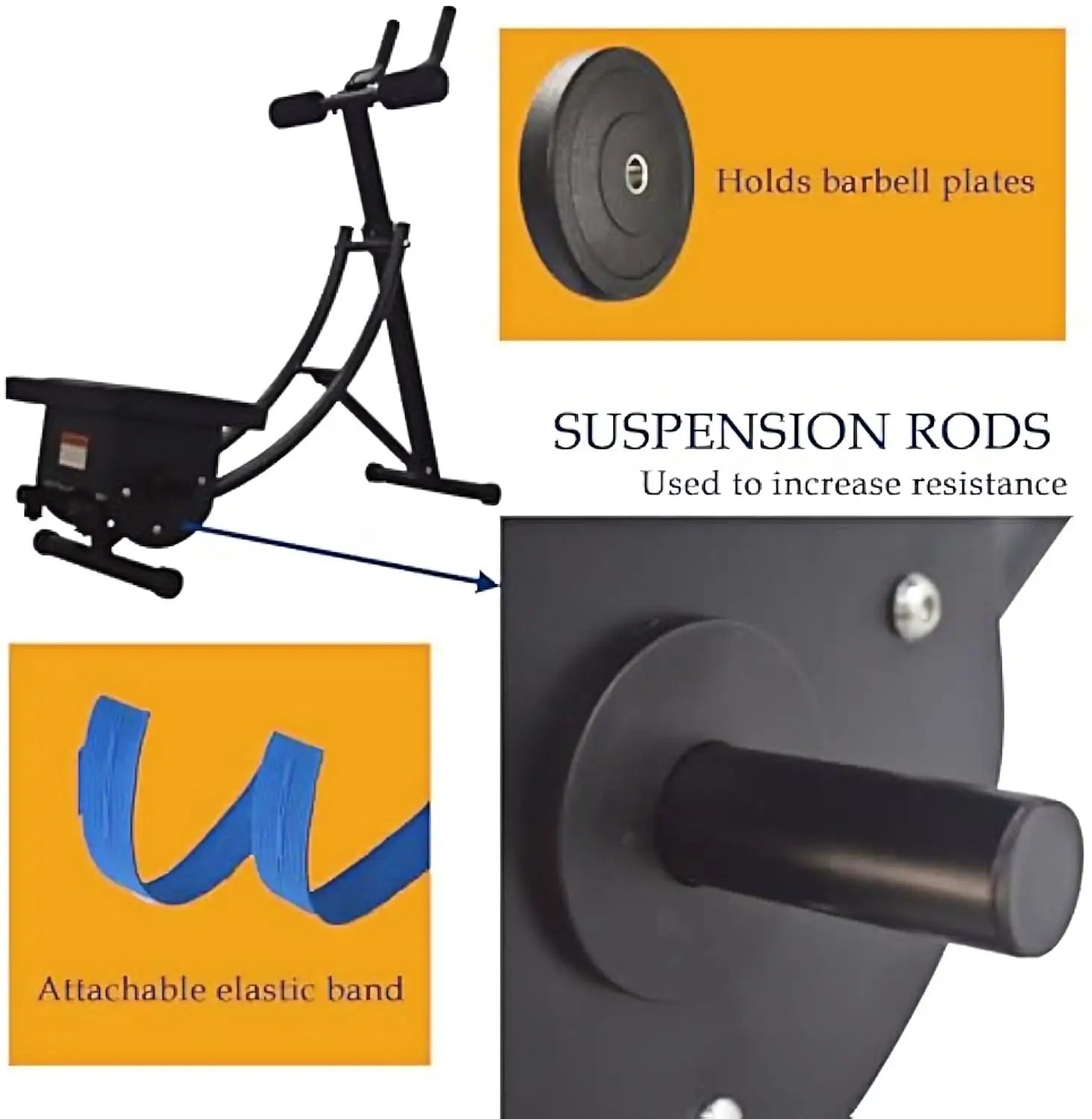 Hot Selling AB Coaster Machine Basic Model 440LB Max Load Collapsible Core Workout Equipment Workout Roller Wheels for Abdominal