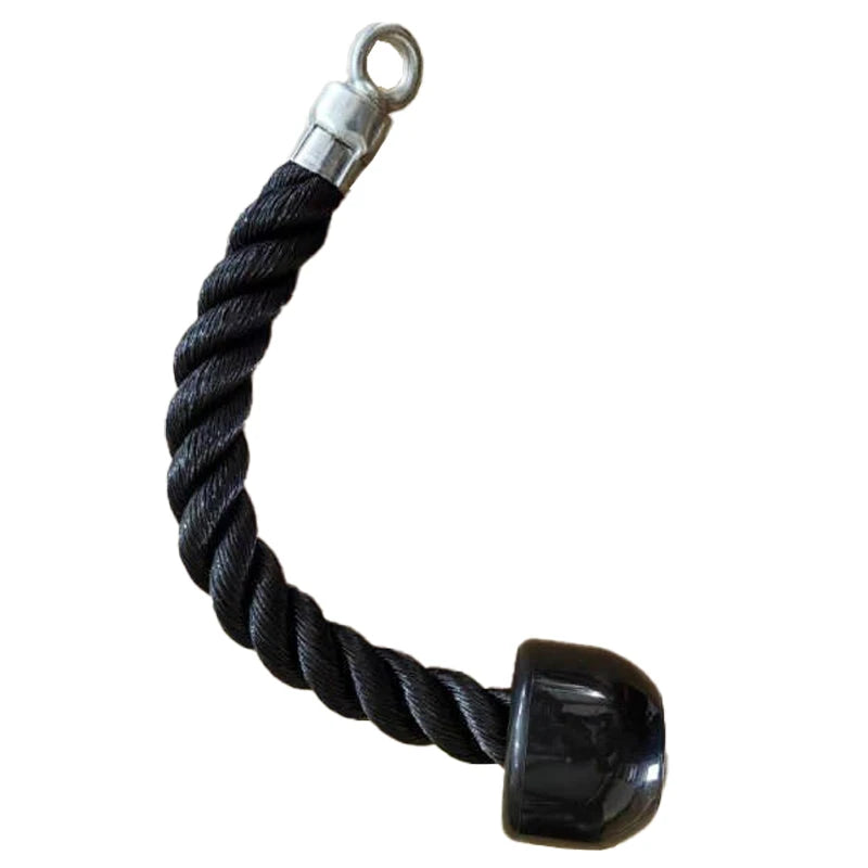 Double-Ended Polyester Fitness Rope with Grip for Triceps Trainer Gantry Press Exercise-Unisex Gym Equipment Accessory