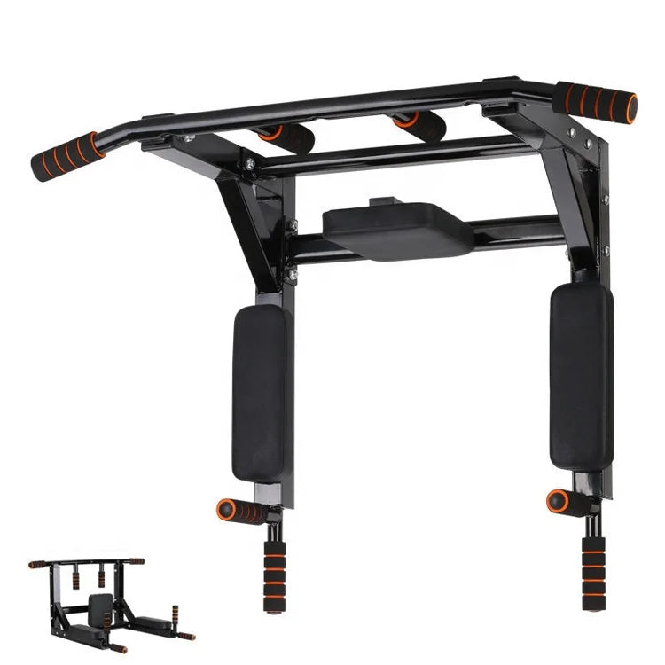 CR8622-1 Power Tower Gym Equipment Wall Mounted Dip Stands Bar Station 100pcs Home Indoor Workout 77*47*10.5cm Size Made Steel