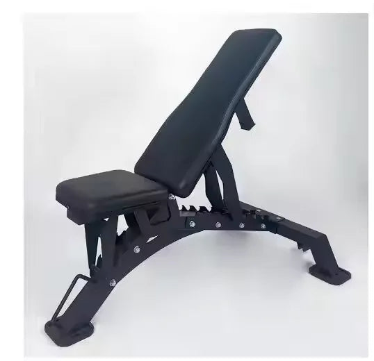 Professional Incline/Decline Weight Bench, Commercial Gym Quality with Transport Wheels
