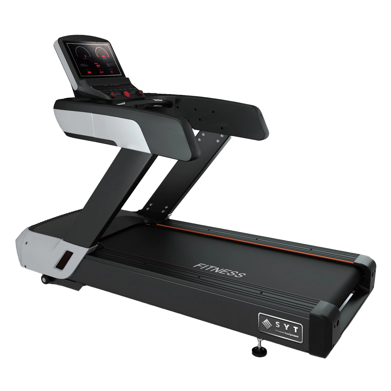 T10 Unisex Commercial Fitness Gym Treadmill Electric Cardio LED Screen Time Machine Running Handheld Time Machine Unisex