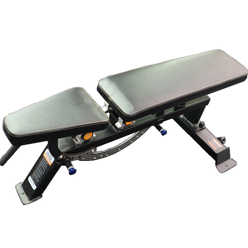 Commercial Foldable Flat Dumbbell Adjustable Benches Home Gym Training Bench with Comfortable Steel Seat Modern Back Extension