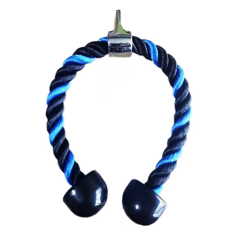 Double-Ended Polyester Fitness Rope with Grip for Triceps Trainer Gantry Press Exercise-Unisex Gym Equipment Accessory