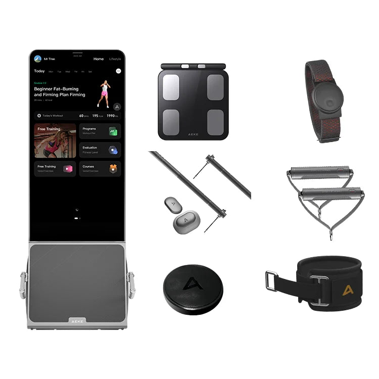 Premium Home Gym with Smart Workout Equipment Intellicore Gym AEK1 Multi-Function Station Aesthetics