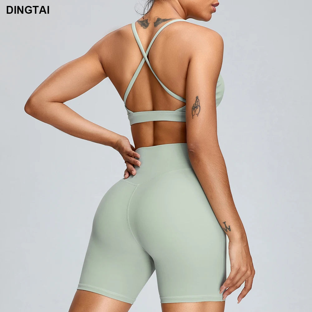 Gym 3 Piece Set Workout Clothes for Women Sports Bra and Leggings Set Sports Wear for Women Gym Clothing Athletic Yoga Set