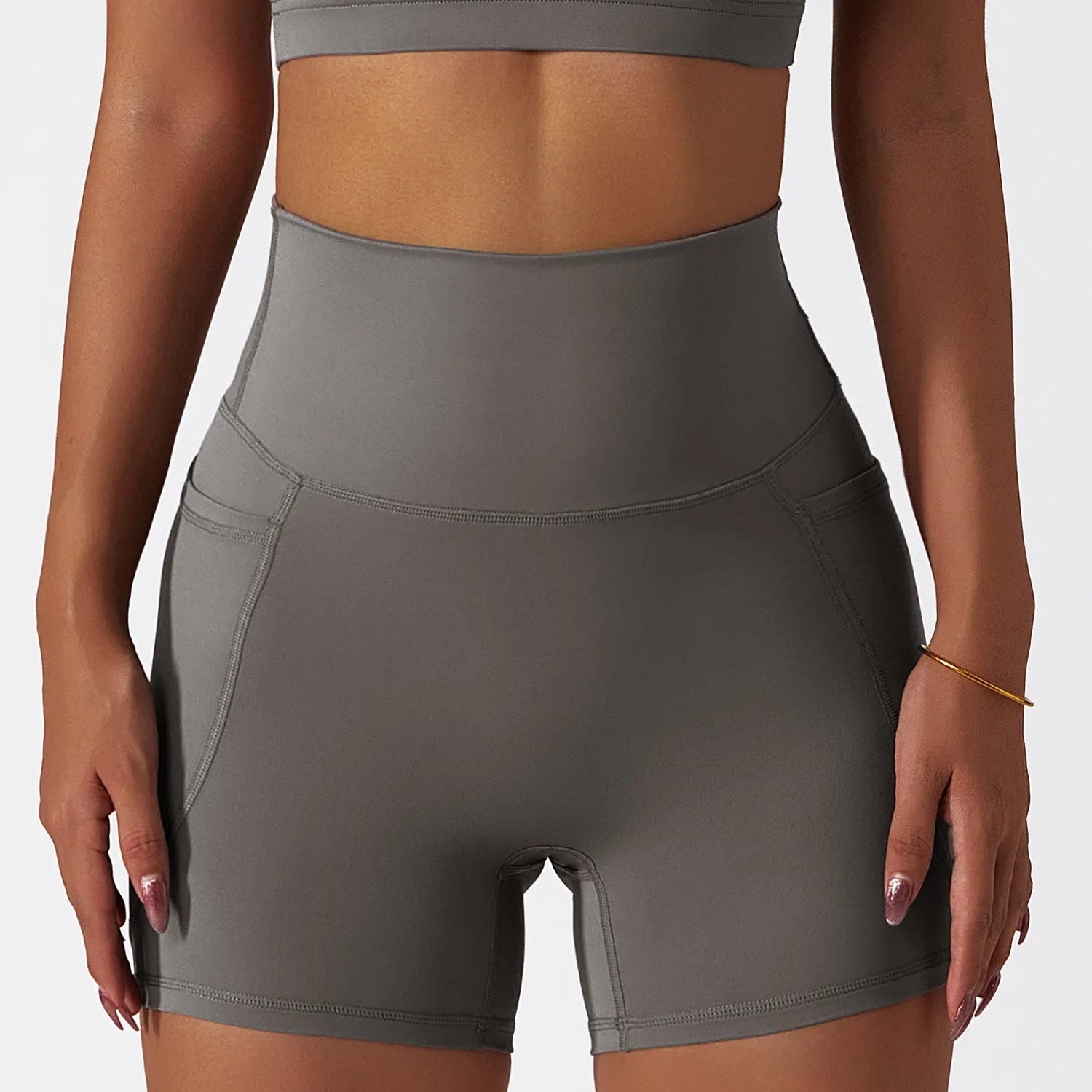 Custom logo Hot Sale 2 Piece Gym One Shoulder Sports Bra Shorts Leggings Yoga Pants Set Yoga Sets Fitness Women