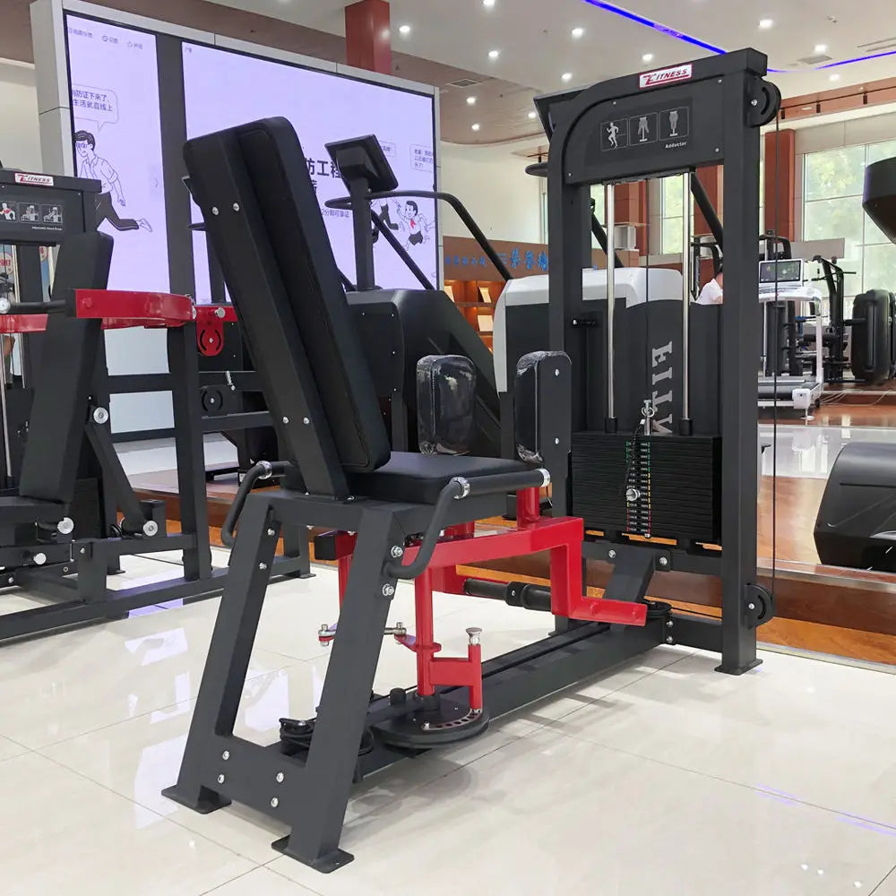 Commercial Gym Equipment Portable Iron Adductor/Abductor Inner & Outer Thigh Machine Durable and Safe Pin Loaded Machine