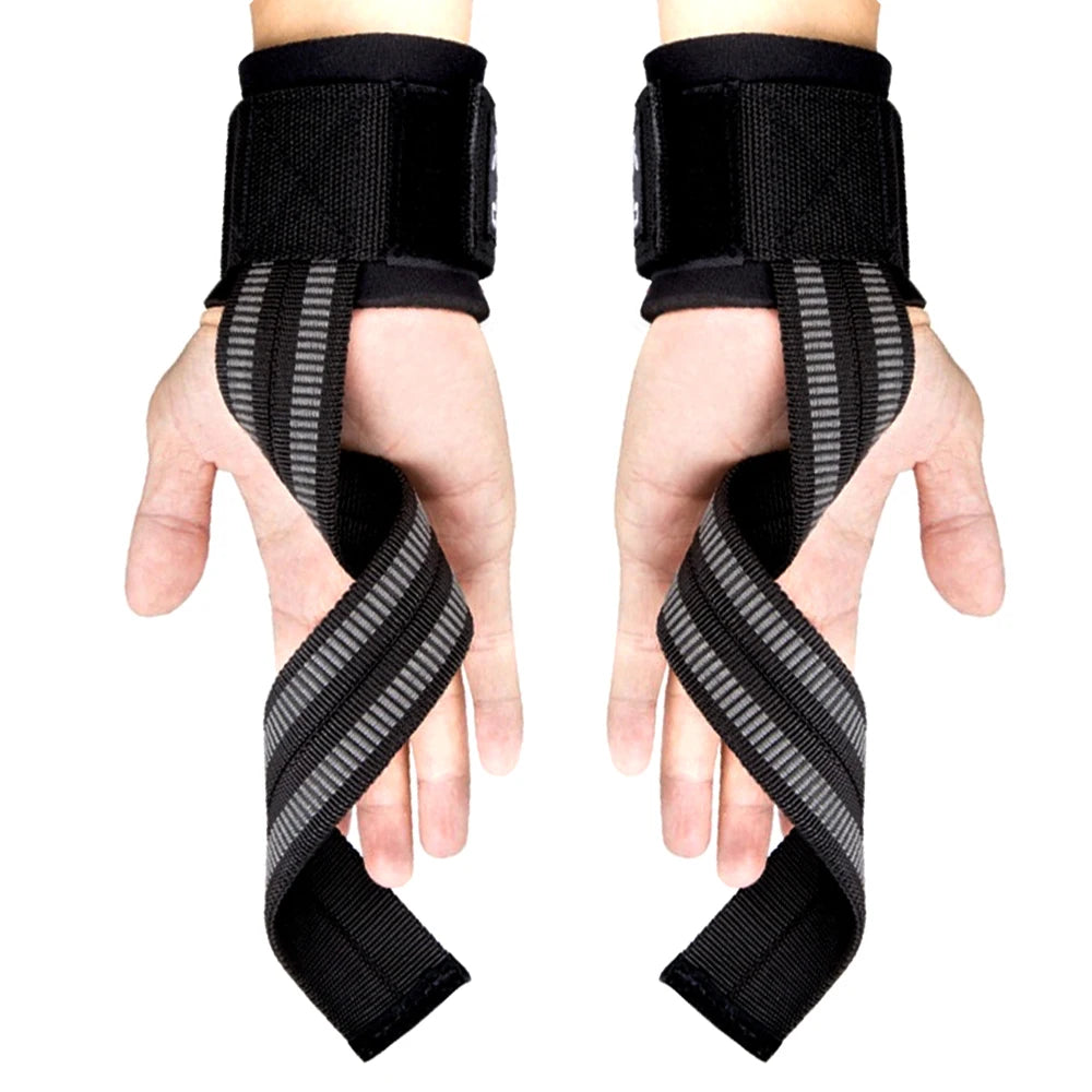 1 Pair Weight Lifting Straps with Wrist Support, Wrist Straps for Weightlifting, New Workout Wrist Wraps for Deadlifting In Gym