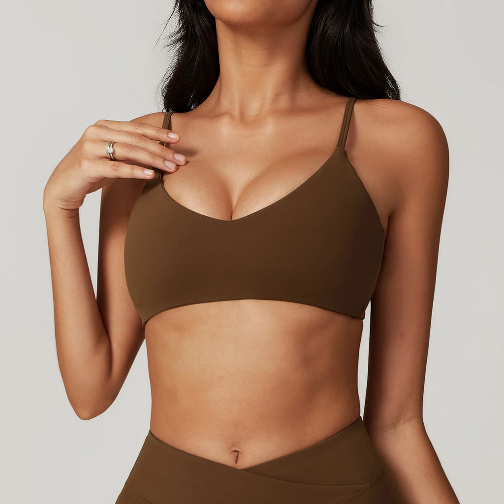 8799 New Design High Quality Open Back Sport Bra Top Fitness Women Backless Gym Yoga Sports Bra for Gym