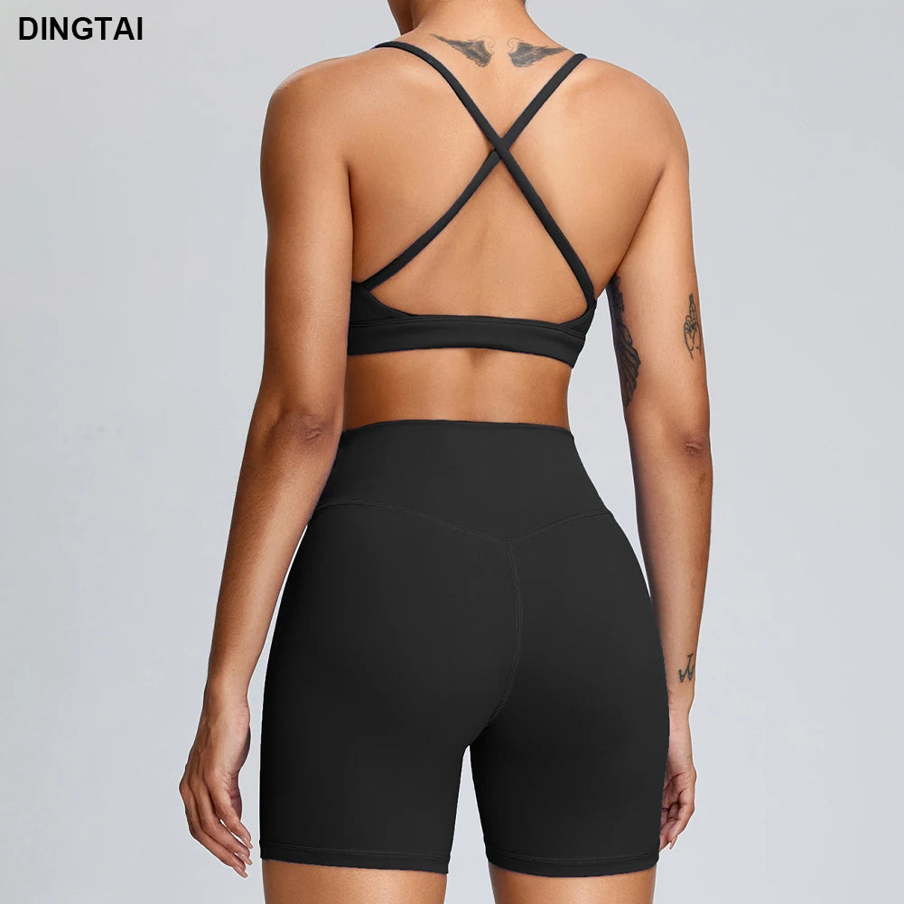 Gym 3 Piece Set Workout Clothes for Women Sports Bra and Leggings Set Sports Wear for Women Gym Clothing Athletic Yoga Set
