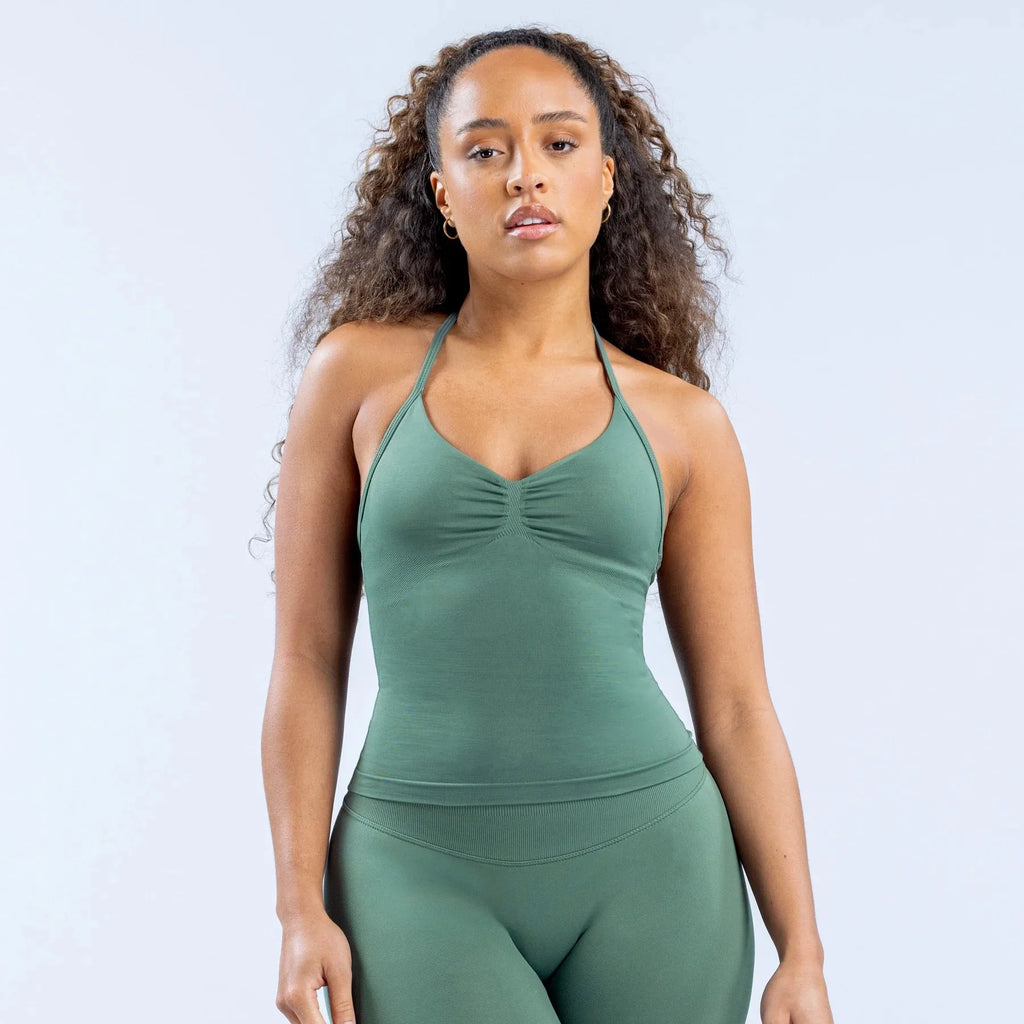 Women's Sports Scrunch Bra Yoga Vest Anti-Walking for Outdoor Running Fitness Gym Sportswear  Top Seamless